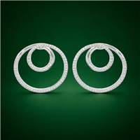 Boucles d'oreilles Namuri Femme INFINITO in Or Diamante ORINFPVCR